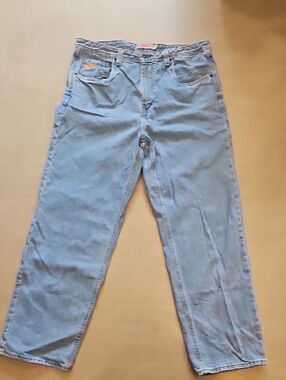 Empyre Men's Loose Fit Medium Wash Skate Jeans